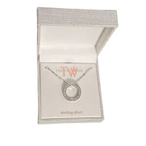 Silver Necklace with Intricate Design
